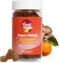 Fungimenti Super Shield - Gobe dopolnilo - Vitamin C, Imune Boost, Mešanica gob, Črna Bezgovina, Cink - Imunska podpora (30 gob Gumies)
