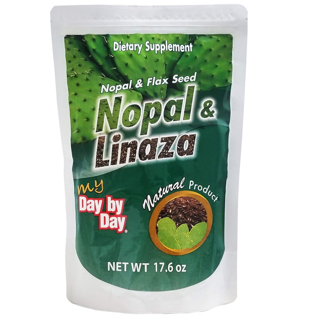 Moj dan za dnem, nopal in lan, naravna vlaknina, 17.6 Oz, vreča