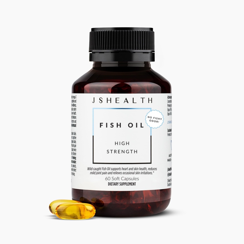 JShealth visoka moč Omega-3 ribje olje 