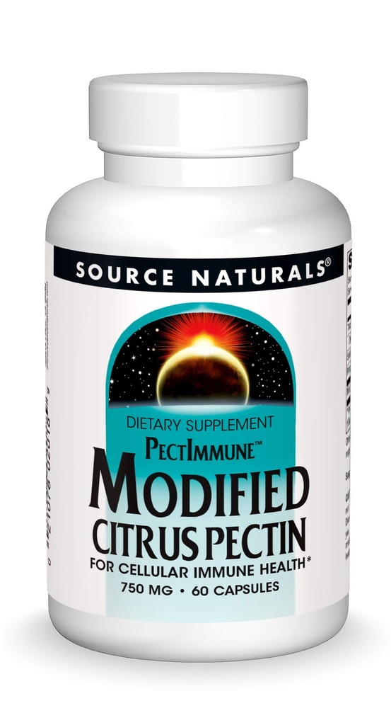 Vir Naturals PectImmune, modificirani Citrus pektin, za celično imuno zdravje*, 750 mg - 60 kapsul