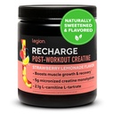 LEGION Recharge Post Workout Drink - Mikronized Kreatin Monohidrat Natural Post Workout Recovery Drink - Muscle Builder & Recovery Booster Post Workout Dodatki (Strawberry Lemonade, 30 Servings)