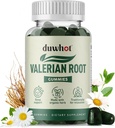 Valerian Root Gummy, Organic Valerian Root za spanje in stres Relief, okrepljen s kamilični cvet za odrasle, otroci-prijateljski, Apple Flavor, 60 grofov
