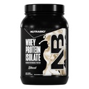 NutraBio 100% sirotkinih beljakovin izolat beljakovin v prahu, 25 g beljakovin s popolnim profilom aminokislin, brez GMO, soje in glutena, brez ogljikovih hidratov, nizkokaloričnih sirotkinih beljakovin v prahu, surovih brez arome, 2 Lbs