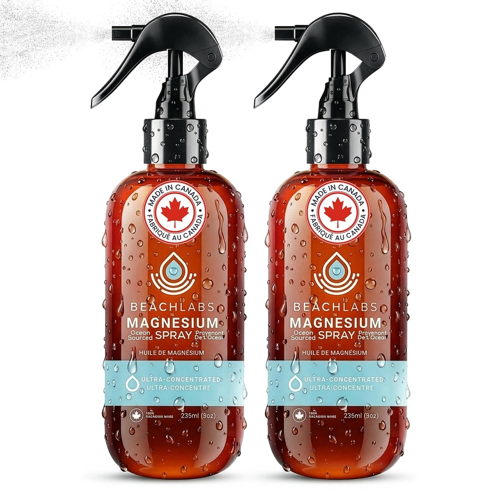 Magnezij Spray (2-Pack) - Ocean Izvir & 100% Canadian Made 