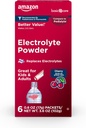 Osnovna nega Elektrolit Powder paketi za otroke in odrasle, češnjeva aroma, 6 štetje (paket po 1)