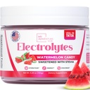 Nič sladkorja - Watermelon Candy Elektrolites Powder - Osvežilna Hidracija - Kofein brez energije z vsemi naravnimi sestavinami - Vegan, Keto in Paleo - Sladkor brez elektrolitov pijača Mix - 30 Strežnice