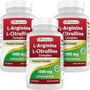 Najboljši naravni L- arginin L- citrulin kompleks 1000 mg 250 tablet (250 tablet (3. paket))