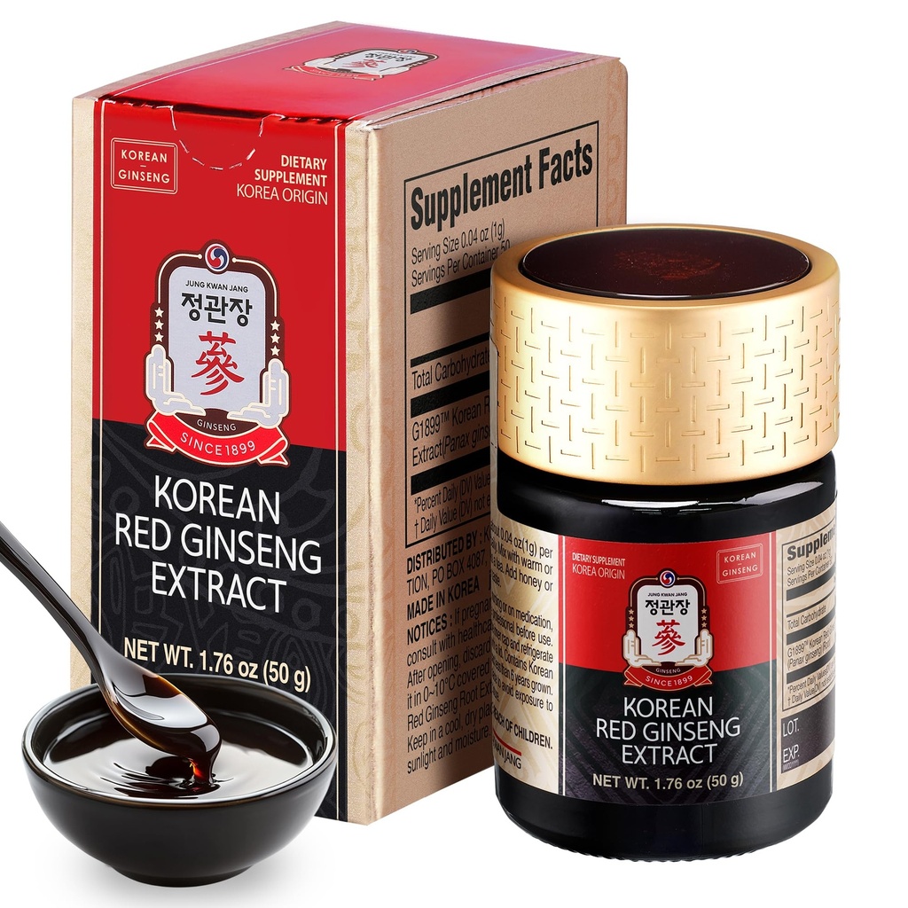 CheongKwanJang [korejska rdeča Panax Ginseng koncentrirani ekstrakt 50g] - 100% 6-letna korejska korenina ginsenga, okrepljen imunski sistem, energija, stamina, zdravljenje/predelava, fokus/fatiga