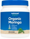 Nutricost Organic Moringa prašek 1LB (16oz) - Gluten prost, ne-GMO, vegetarijansko prijazen