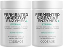 Koda Fermentirani prebavni encimi Dopolnilo 3-mesečni dovod - 14 Prebavni encimi, probiotiki, prebiotiki, fermentirani botaniki, na rastlinah osnovani multi pankreatični encimi - 1 kapsula na dan - 2-pak
