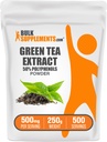 BulkSupplements.comgreen Tea Extract Prašek - 50% polifenoli dodatek, EGCG dodatki - Gluten Free, 500mg na serviranje, 250g (8.8 oz) (Pack of 1)