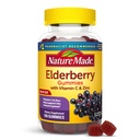 Narava Made Bezgove jagode z vitaminom C in cinkom, prehranska dopolnila za imuno podporo, 100 Gummies, 50 dnevna dobava
