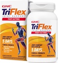 GNC TriFlex hitro delovanje 2.0, Izboljša skupno udobje in trdnost, Klinična moč Odmerki glukozamina/Chondroitin in Boswellia- Plus Kurmer, 120 Kapleti