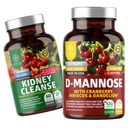 Številka One Nutrition N1N Premium D-mannose [1350mg] z brusnico & Hibiscus in čiščenje ledvic [21 Močna zelišča] z izvlečkom brusnic, Astragalus, Uva Ursi, 2 paketa
