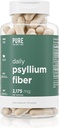 Dnevni Psyllium Husk Fiber dodatek s Pure za moške in čisto za njo 