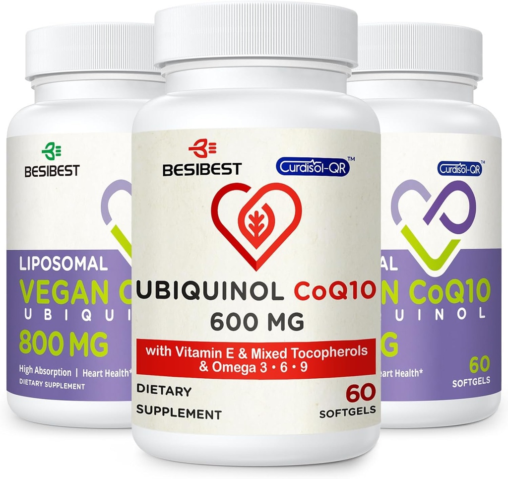 CoQ10 600mg 1 PCS paket z 800mg liposomski CoQ10 Ubikinol dodatek 2 PCS