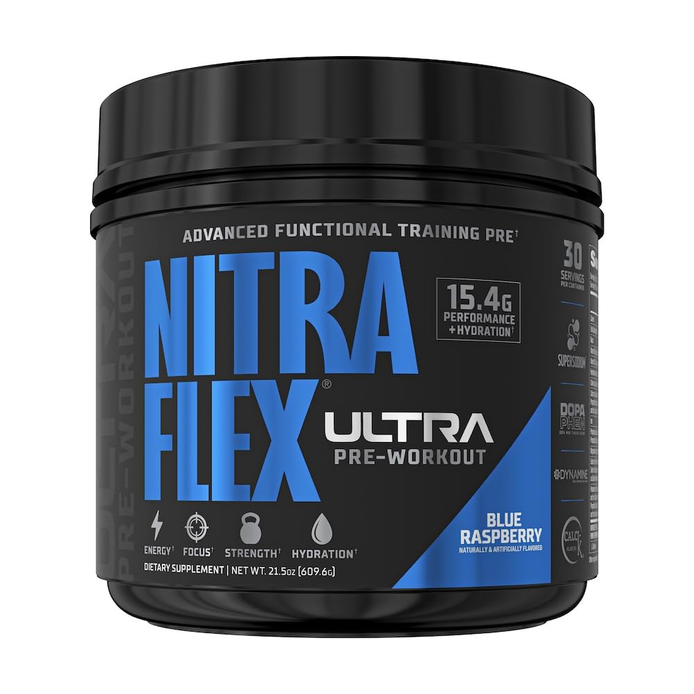 GAT SPORT Nitraflex Ultra Pre-World dodatek (30 strežnice, Modra malina)