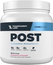Transparentni laboratoriji Post - post-workout recovery Muscle Builder z L-glutamin, beta-alanin in betapur betain brezvodni za obnovo mišic in izgradnjo mišic - 30 Serving, Jagodna limonada