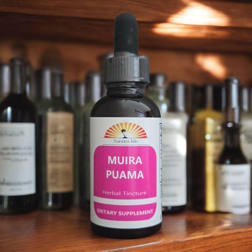 Muira Puama Bark Tinkture (brez alkohola) - 1 fl oz
