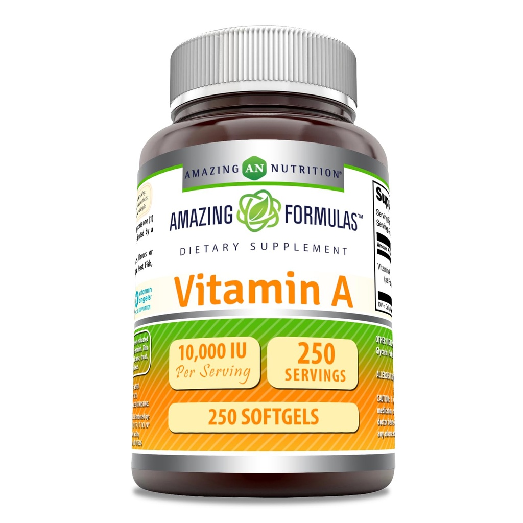Osupljive formule Vitamin A 10000 i.e. dodatek 