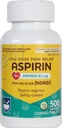 Aspirin Enterične tablete - 81 mg Aspirin - 500 - Nizka doza za glavobol Relief - Varnost Obložen - Aspirin Regimen - Migrena Medicine - Pain Relief