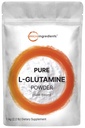 L Glutamin Powder Gut Health, 1Kg, 100% Pure, Free Form - Unflavored- Vegan prijazno, Brez polnila, Brez dodatkov, Podpira okrevanje mišic, Post Workout 