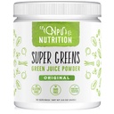 Super zelena powder organska mešanica: ne-GMO dodatek, vključuje Spirulina, Alfalfa, Spinach, Probiotiki, Fiber in Digestive Enzymes, Brez umetnih sladil, 30 Serving
