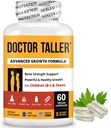 NuBest Doctor Taller - Podpora za kosti, izboljšanje imunskega sistema - Keto s kalcijom, Vitamin D3, Vitamin K2, Aminokisline in zelišča za otroke (8+) - 60 Veganske kapsule 