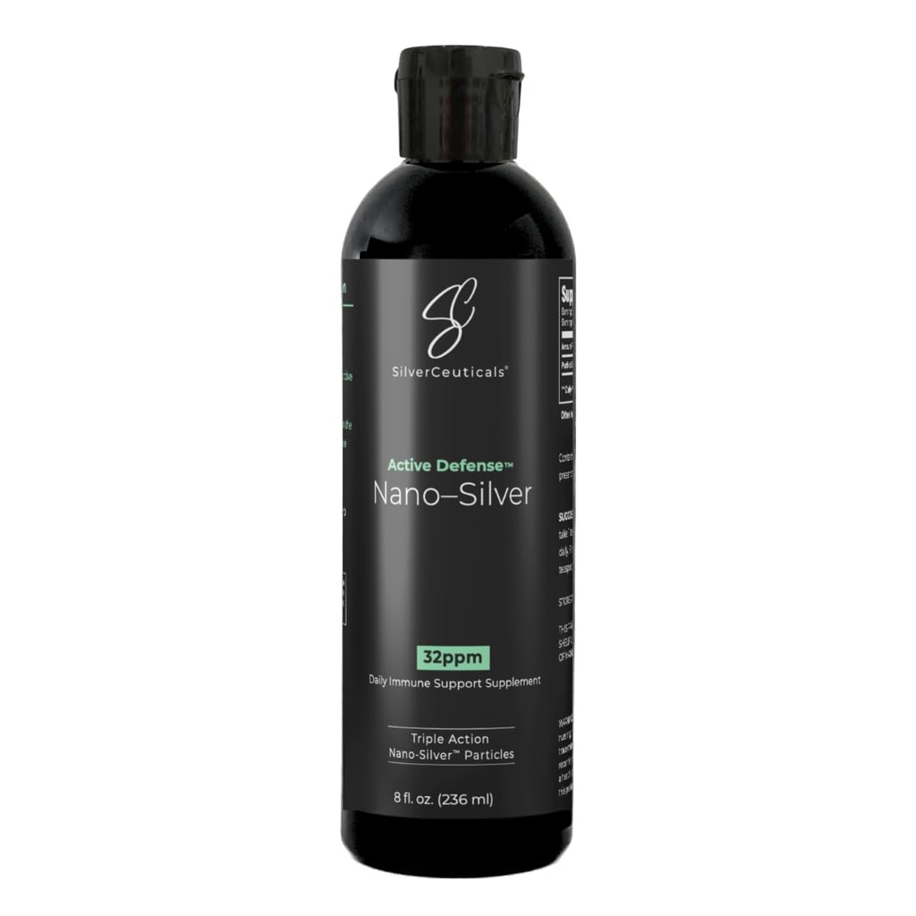 Colloidal Silver w/Nano Technology - 32ppm 8oz - 8X Več učinkovite - Naravne imunske podpore - Save The Boleči dnevi - Age 5 & Up - Outperforms Višje PPM Silvers - Brez okusa in vonja - 3. stranka testiran