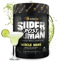 Alpha Lion Superhuman Post Workout Powder, Muscle Builder Drink, Kreatin Monohidrat + Več za Lean mišično rast, moč in volumen, Dopolnilo za ženske in moške (25 strežbe, Muscle Marg)