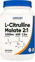 Nutricost L-citrulin malat prašek (2:1) 1.2KG