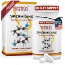 Suhi Spermidin Supplements Skin & Anti-Aging Support – 120 Veganske kape 100% naravni poliamin za moške in ženske, splošno Wellness – Non-GMO, ZDA Made – z visoko spermidin, cink in tiamin