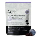Auri Super goba Chill Gumies - Naravno pomirjevalo pomoč in stres zmanjšanje dodatka za odrasle w/Reishi gobe, Ashwagandha, L-Theanine - Sprostite um in uskladiti vaš dan - 60 Calm Gummies