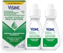 Vizine Alergija Eye Relief Multi-Action Antihistaminik in rdečina Reliever kapljice oči s Pheniramine Maleat & Naphazoline HCl, Kapljice za oči zdravljenje rdeče, srbeče, Alergija oči, 0,5 fl. oz, 2 pakiranje
