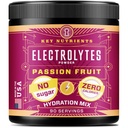 KLJUČNI HRANILCI Multivitaminski elektroliti v prahu Brez sladkorja - Okusno pasijonsko sadje Elektrolit v prahu - vzdržljivost in energijska dopolnila - Hidracija v prahu - Brez kalorij - 90 Servisi - Made in USA