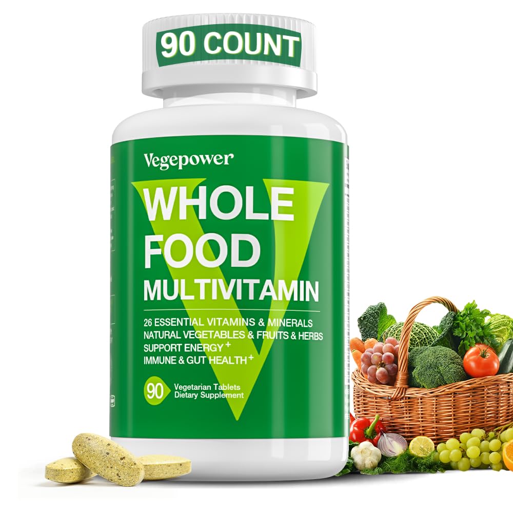 Veganski celi prehranski multivitamin z železom, dnevni multivitamin za moške in ženske, metilirani multi vitamini, B-kompleks, sadje in zelenjava, encimi, omega, goba, ne-GMO, 90 število