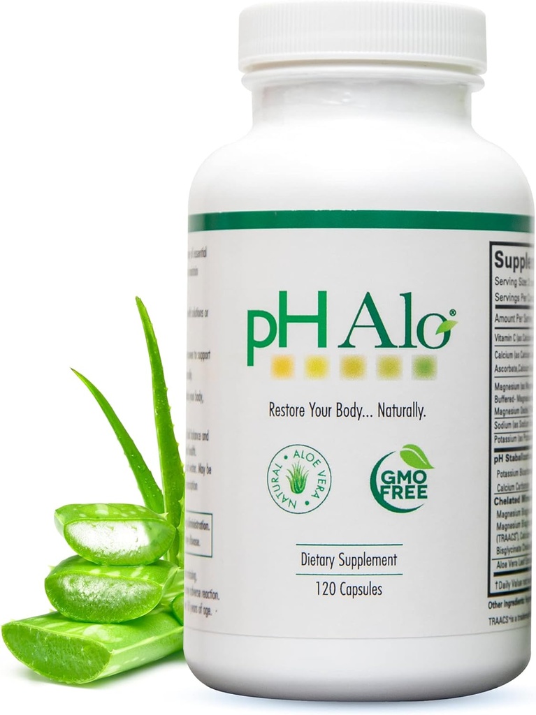 pHAlo pH Balance dodatek tablete - Magnezij, Bikarbonati Kapsule za alkalno ravnovesje - naravno zdravljenje za fokus, pH ravnovesje, zdravje, zmogljivost in okrevanje