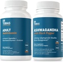 Dr. Tobias Adult Multivitamini in Ashwagandha kapsule, podpora splošno Wellness & Uravnotežena energija in odpornost, Vegan, Non-GMO