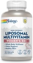 SOLARAY liposomski multivitamin za ženske 50 Plus, Izboljšana absorpcija z železom, vitaminom D, vitaminom C, B12, biotin & več, Imunska podpora in zdravje kosti, Vegan, 60 Serving, 120 VegCaps
