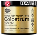 Premium Colostrum dodatek Najvišji IgG za Gut Health, Imunska podpora in regeneracija Superfood, Anti-Age - Čista trava-Fed goveji kolostrum v prahu - materino prvo mleko, 60 Serving, nearomated