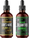 HERBIFY paket - Levi Mane kapljice in Cilantro Tinkture - Možganska okrepitev in razstrupljanje telesa