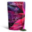 VITALITYbits - Organic Blanded Spirulina & Klorella tablete - Algae Superfood - Energija, samooskrba, lepota - Zamenjajte zelene, dodatki, beljakovine, prigrizki - Vegan, Keto, Gluten Free - 1000 Tablets Bag