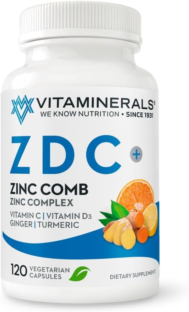 Vitaminerals® Z D C, Cinkov kompleks 50mg 