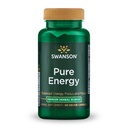 Swanson Pure Energy Presnova Koncentracija Fokus Podpora Stres Management Adaptogene zelišča Zeliščni dodatek 60 Veggie kapsule (Veg Caps) Vegan