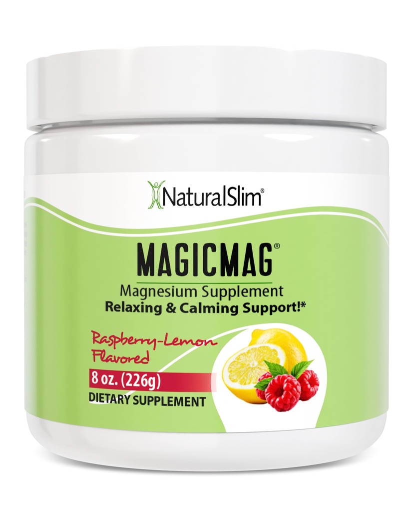 NaturalSlim Magicmag Čisti magnezijev citrat Powder Stres, Zaprtje, mišice, zdravje srca, in podporo za spanje 