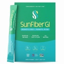 Jutri's Nutrition Sunfiber GI 7-Day Kit, Prebiotic Fiber & Probiotics, 5g Prebiotic Fiber & 8 milijard probiotiki na strežbo, nizko FODMAP, 7 Packets, nearomatizirana