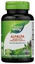 Naravoslovna pot Alfalfa, narejena z organskim alfalfom, 1,215 mg na 3-kapsul, alfa Zeliščna kapsula, Gluten Free, Vegan, 100 kapsul (Packaging May Vary)