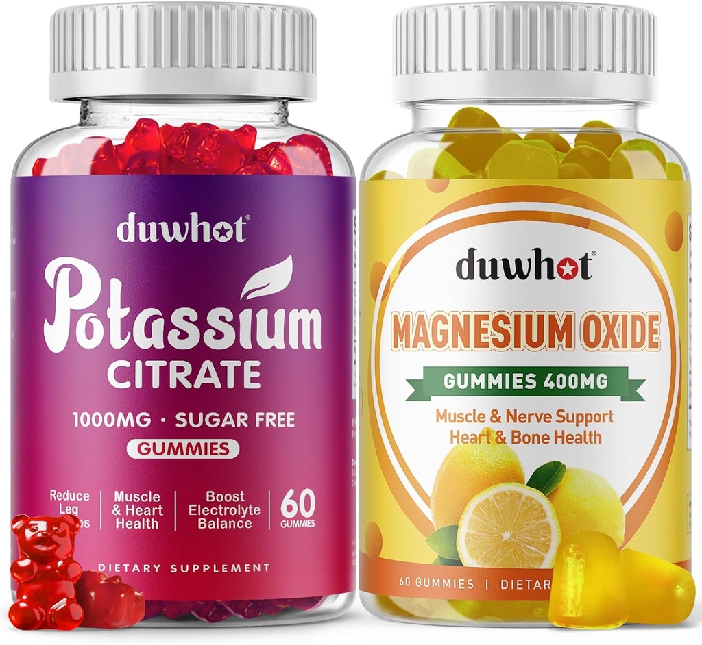 Kalijev citrat Gumies 1000mg, magnezijev oksid Gumies 400mg, dodatek za odrasle