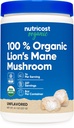 Nutricost Ekološki lev Mane Gobe Powder (8 oz) - 227 Servings, Certified USDA Organic dodatek