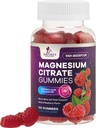 Magnezijev Citrat Gummies dopolnilo - visoka absorpcija, Vegan Magnezijev Gummy dodatek za odrasle in otroke, Magnesio Citrat Gummy dopolnila za mišice, živec, kosti in srce podporo - 120 Gummies